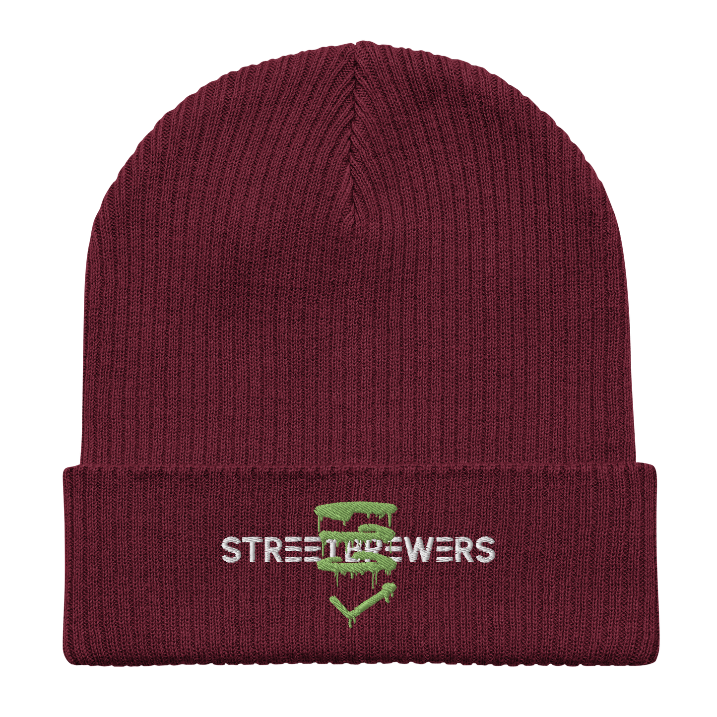 Organic ribbed beanie
