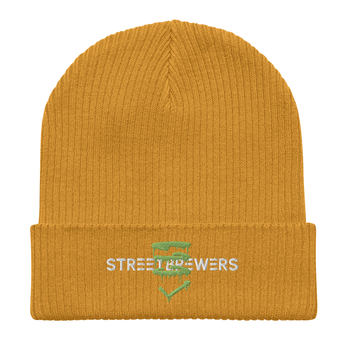 Organic ribbed beanie